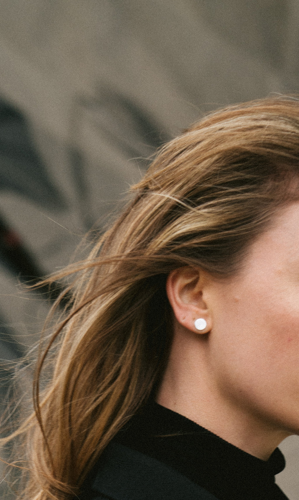 Circle Earrings, mini