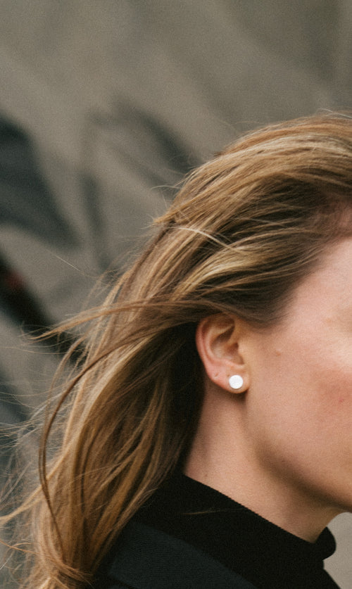 Circle Earrings, mini