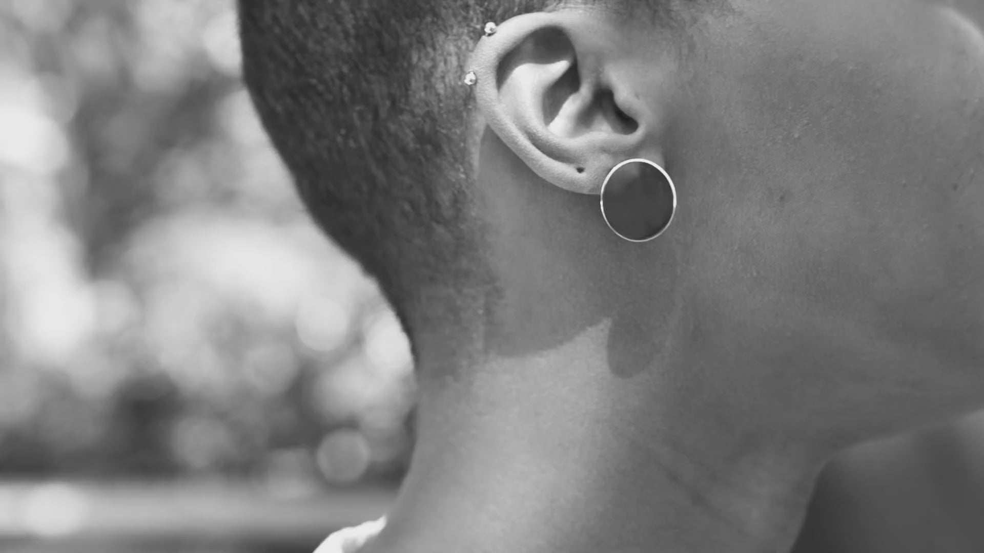 Circle Earrings, small